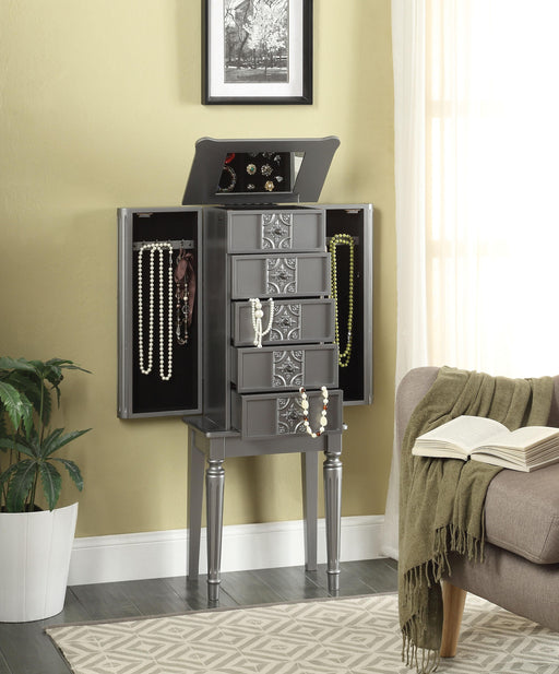 Tammy Silver Jewelry Armoire - Olympia Furniture (Saint George, Utah)