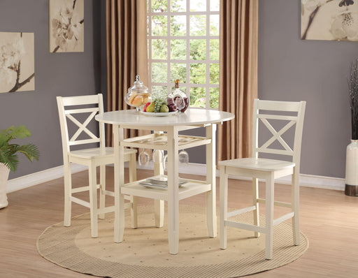 Tartys Cream Counter Height Table - Olympia Furniture (Saint George, Utah)