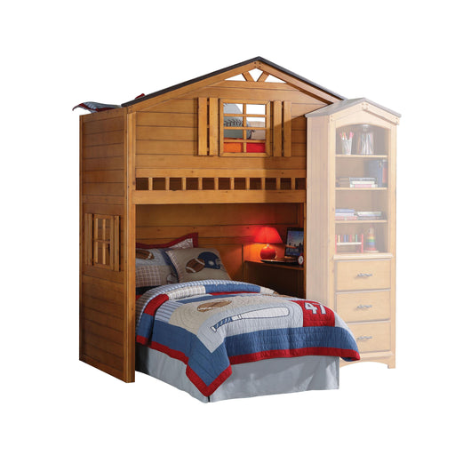 Tree House Rustic Oak Loft Bed (Twin Size) - Olympia Furniture (Saint George, Utah)