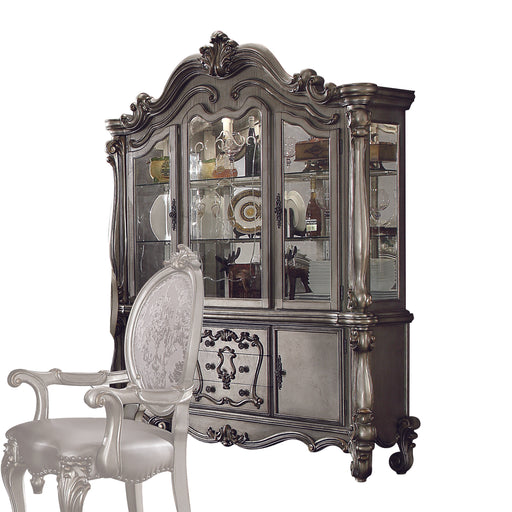 Versailles Antique Platinum Hutch & Buffet - Olympia Furniture (Saint George, Utah)