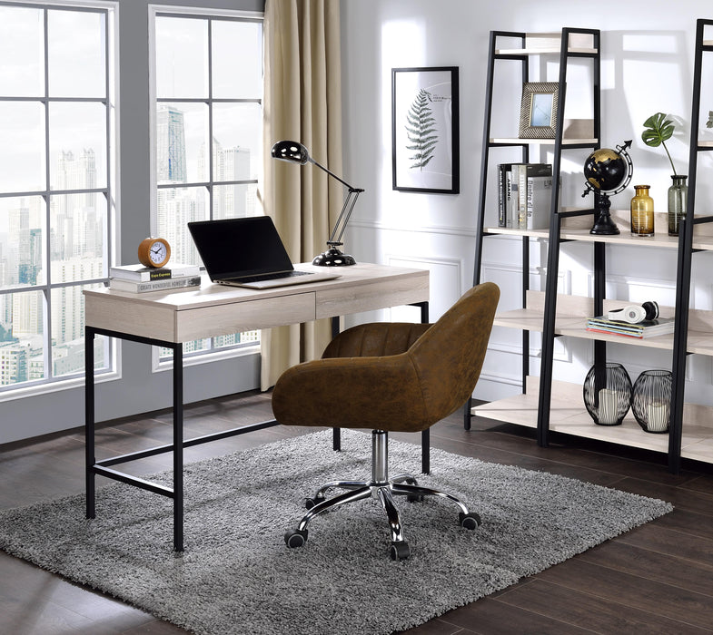 Wendral Natural & Black Desk - Olympia Furniture (Saint George, Utah)