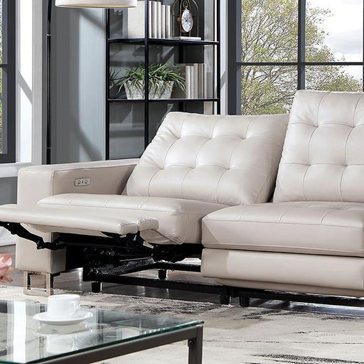 ABBERTON Power Loveseat, Beige - Olympia Furniture (Saint George, Utah)