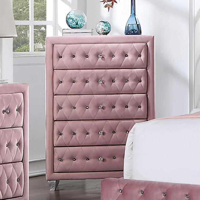 ZOHAR Chest, Pink - Olympia Furniture (Saint George, Utah)