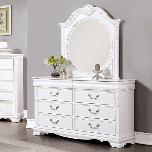 ALECIA Dresser, White - Olympia Furniture (Saint George, Utah)