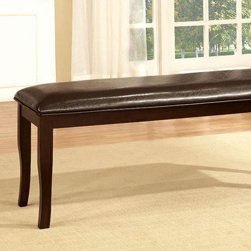 Woodside Dark Cherry/Espresso Bench - Olympia Furniture (Saint George, Utah)