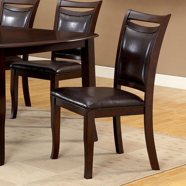 Woodside Dark Cherry/Espresso Side Chair (2/CTN) - Olympia Furniture (Saint George, Utah)