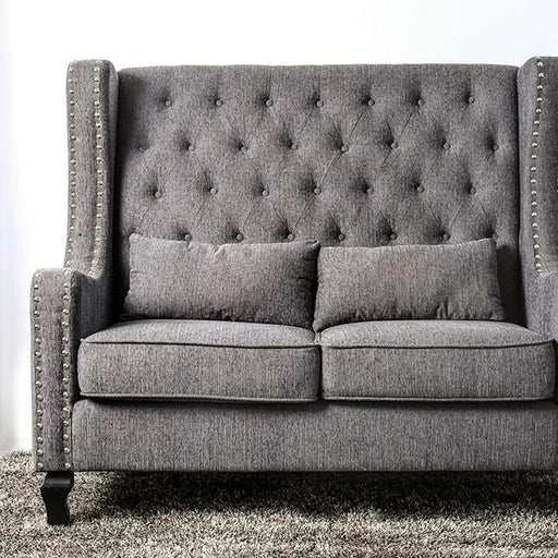 Alicante Love Seat Bench, Gray - Olympia Furniture (Saint George, Utah)