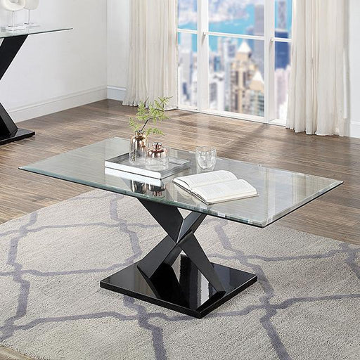 XANTHUS Coffee Table, Black - Olympia Furniture (Saint George, Utah)