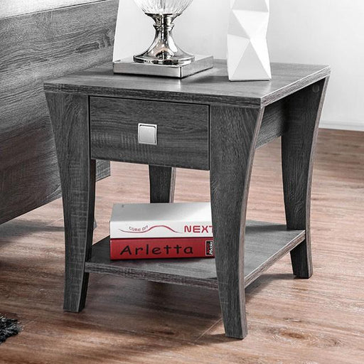 Amity Gray End Table - Olympia Furniture (Saint George, Utah)