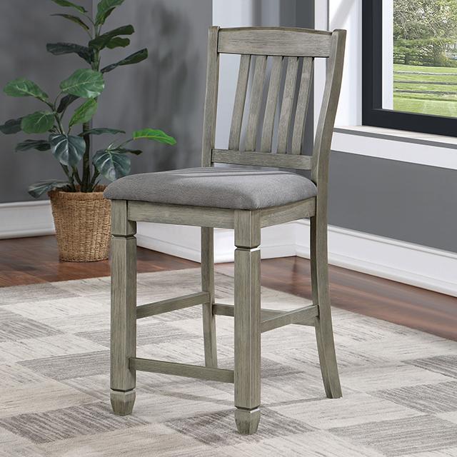 ANAYA Counter Ht. Chair (2/CTN), Gray/Lt. Gray - Olympia Furniture (Saint George, Utah)