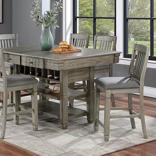 Anaya 7 Pc Counter Ht Table Set - Olympia Furniture (Saint George, Utah)
