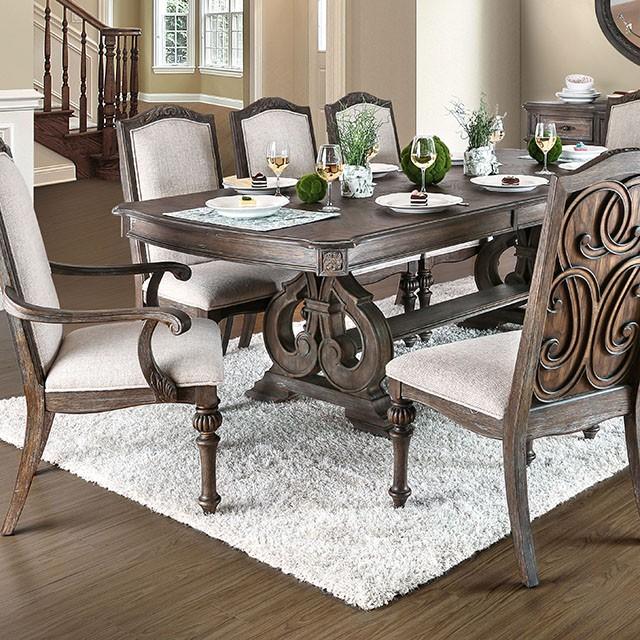 ARCADIA Rustic Natural Tone, Ivory Dining Table - Olympia Furniture (Saint George, Utah)