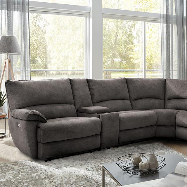 CERELIA Power Sectional, Gray - Olympia Furniture (Saint George, Utah)