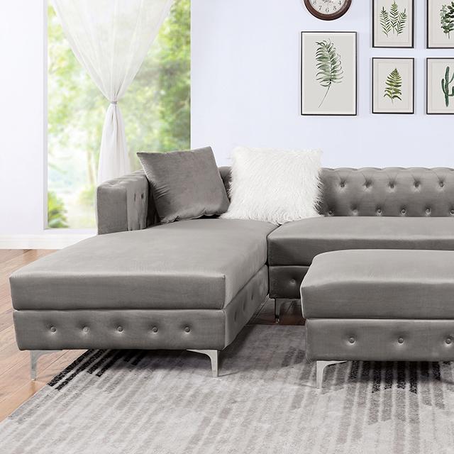 CIABATTONI Sectional, Gray - Olympia Furniture (Saint George, Utah)