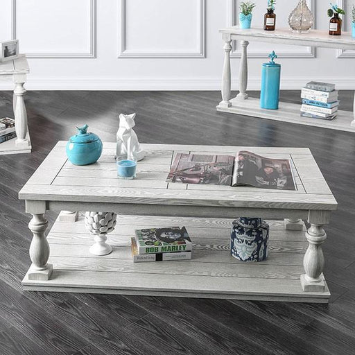 Arlington Antique White Coffee Table - Olympia Furniture (Saint George, Utah)