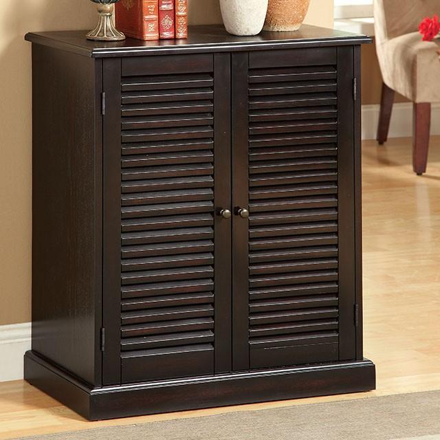 Della Espresso Shoe Cabinet - Olympia Furniture (Saint George, Utah)