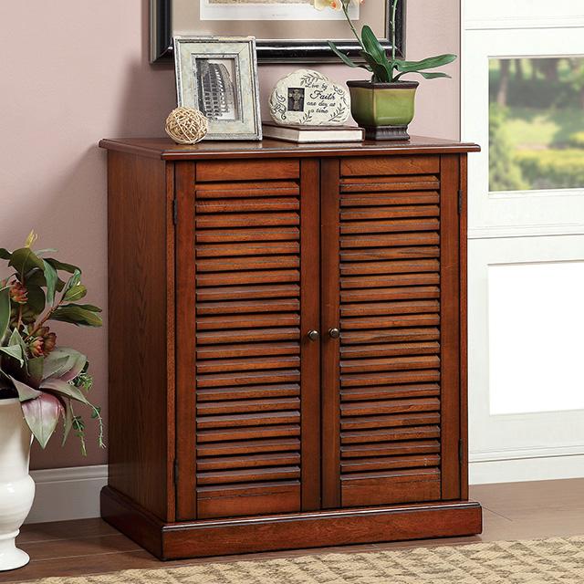 Della Oak Shoe Cabinet - Olympia Furniture (Saint George, Utah)