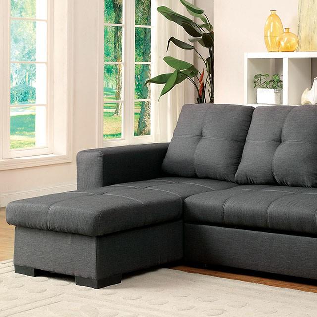 DENTON Sectional, Gray - Olympia Furniture (Saint George, Utah)