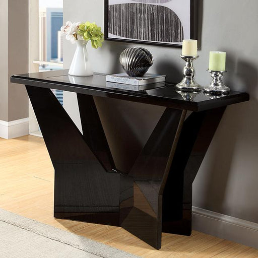 DUBENDORF Sofa Table, Black - Olympia Furniture (Saint George, Utah)
