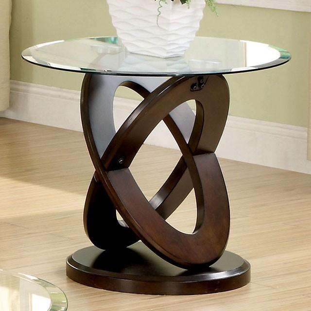 Atwood II Dark Walnut End Table - Olympia Furniture (Saint George, Utah)