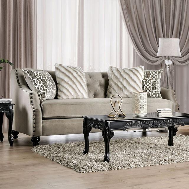 Ezrin Light Brown Sofa - Olympia Furniture (Saint George, Utah)