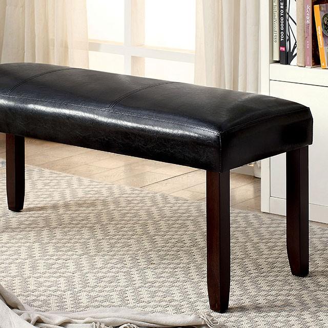 EMMONS I Dark Cherry/Espresso Bench - Olympia Furniture (Saint George, Utah)