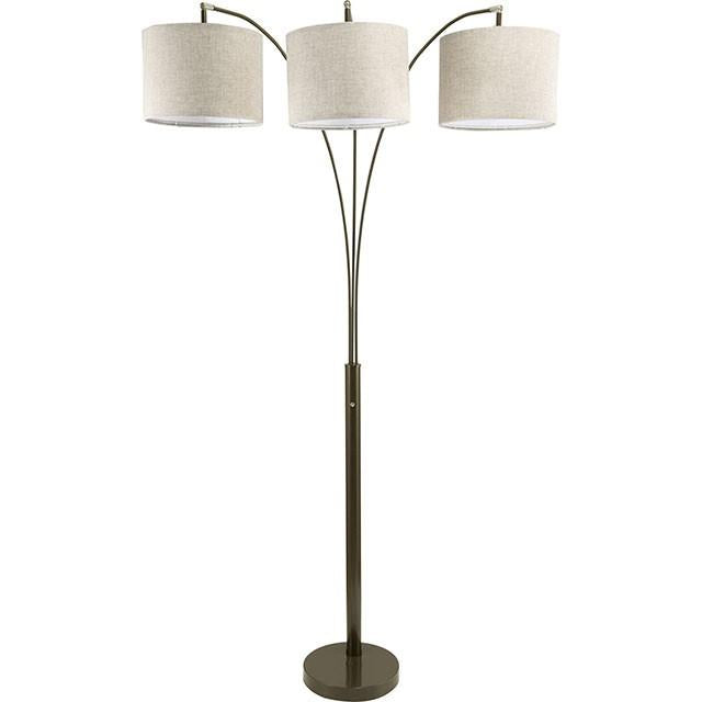 Fanny Brown 80"H Brown Arch Lamp - Olympia Furniture (Saint George, Utah)