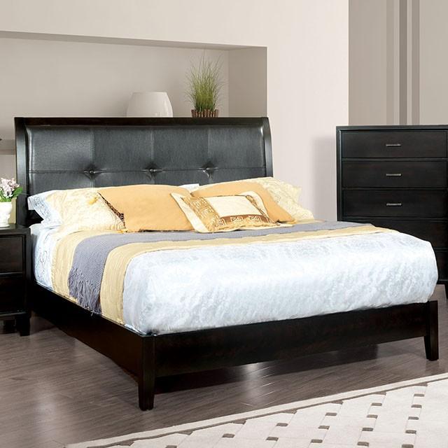 Enrico Full Queen Bed Brown, Black, & Cherry - Olympia Furniture (Saint George, Utah)