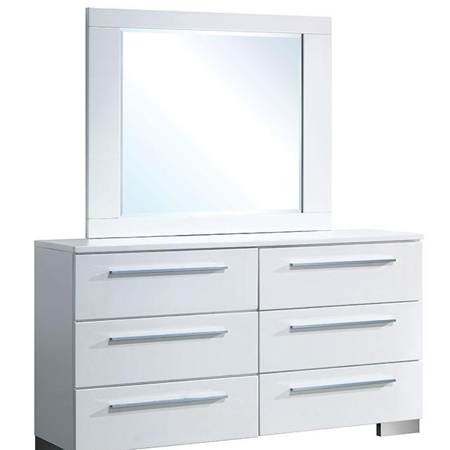 CLEMENTINE Glossy White Dresser - Olympia Furniture (Saint George, Utah)