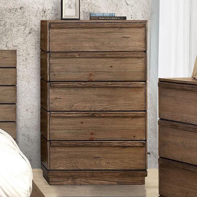COIMBRA Rustic Natural Tone Chest - Olympia Furniture (Saint George, Utah)