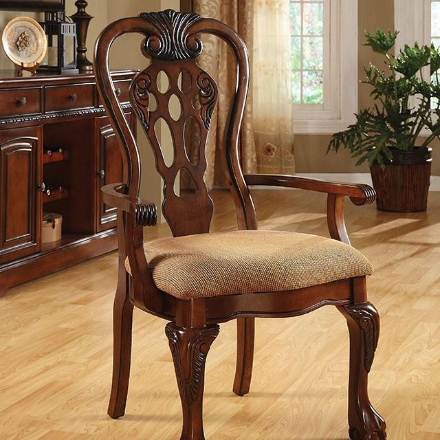 George Town Cherry Arm Chair (2/CTN) - Olympia Furniture (Saint George, Utah)