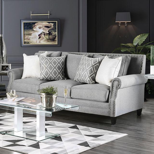 Giovanni Gray Sofa - Olympia Furniture (Saint George, Utah)