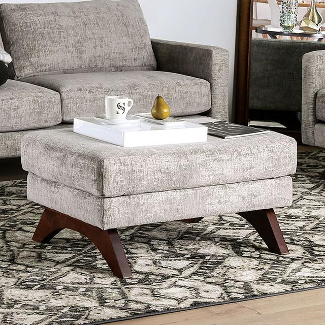 Harlech Gray Ottoman - Olympia Furniture (Saint George, Utah)