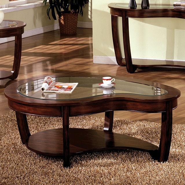 Crystal Falls Dark Cherry Coffee Table - Olympia Furniture (Saint George, Utah)