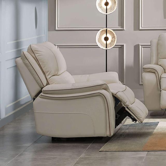 HENRICUS Glider Recliner, Beige - Olympia Furniture (Saint George, Utah)