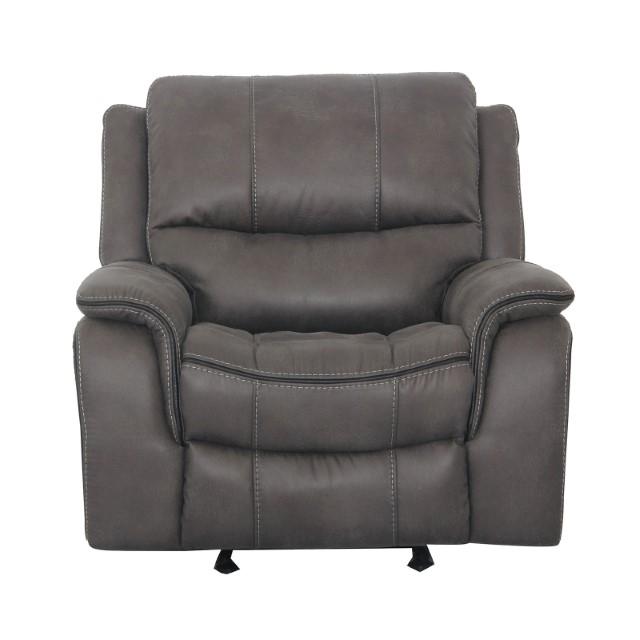 HENRICUS Glider Recliner, Dark Gray - Olympia Furniture (Saint George, Utah)