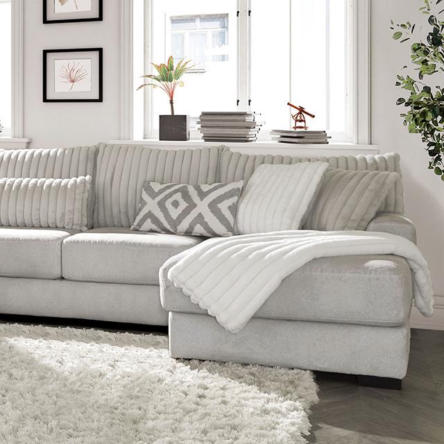 HERMISTON Sectional, Gray - Olympia Furniture (Saint George, Utah)