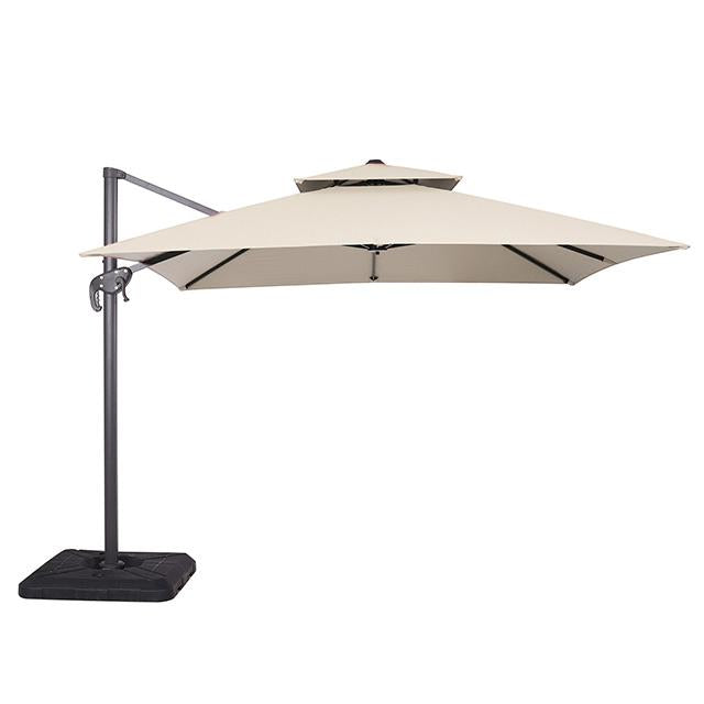 Hero 10 Ft Square Umbrella w/ Double Top + 37" Large Base - Olympia Furniture (Saint George, Utah)