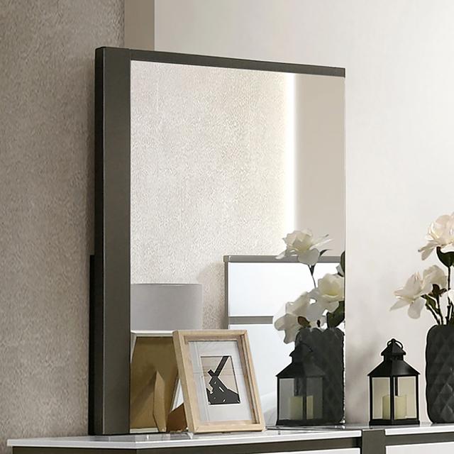 BIRSFELDEN Mirror, White - Olympia Furniture (Saint George, Utah)