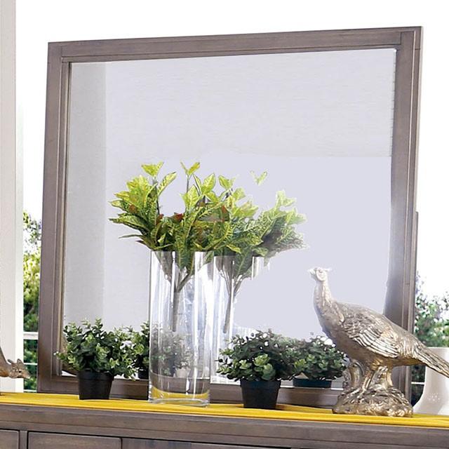 Berenice Mirror Espresso, Beige, & Brown - Olympia Furniture (Saint George, Utah)