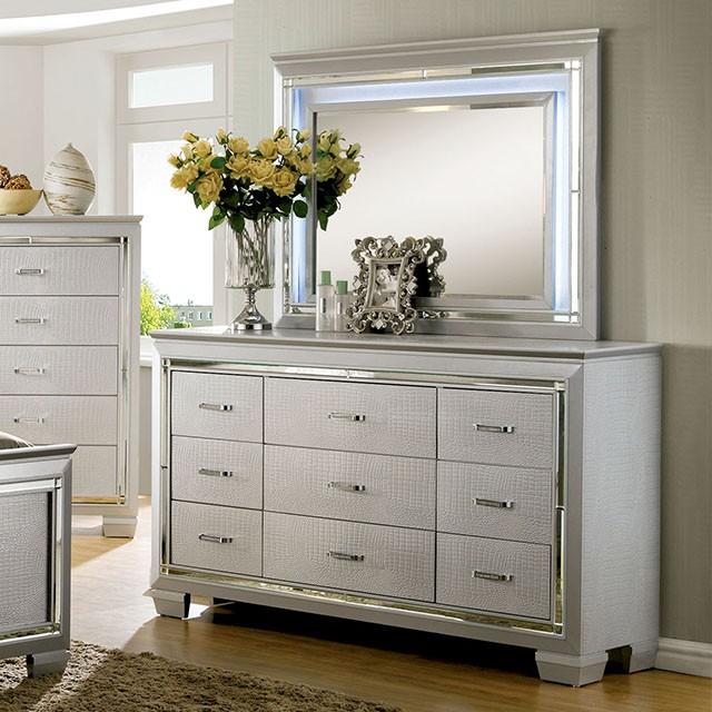 BELLANOVA Silver Dresser - Olympia Furniture (Saint George, Utah)