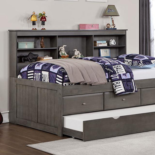 TIBALT Twin DayBed w/ Trundle, Dark Gray - Olympia Furniture (Saint George, Utah)