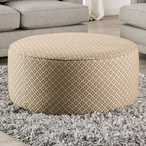 STEPHNEY Ottoman, Gray/Gold - Olympia Furniture (Saint George, Utah)