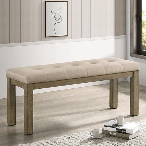 TEMPLEMORE Bench, Light Brown/Beige - Olympia Furniture (Saint George, Utah)