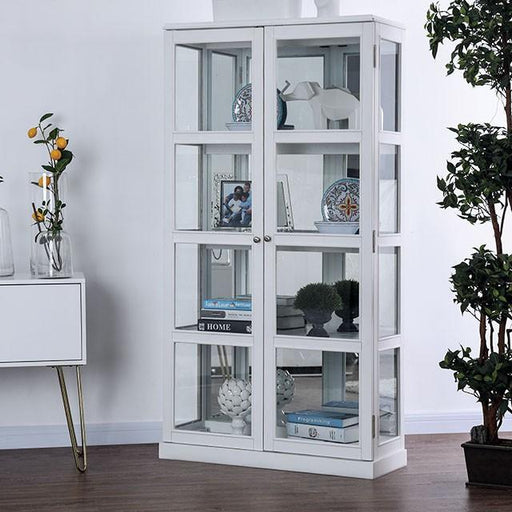 Vilas White Curio Cabinet - Olympia Furniture (Saint George, Utah)