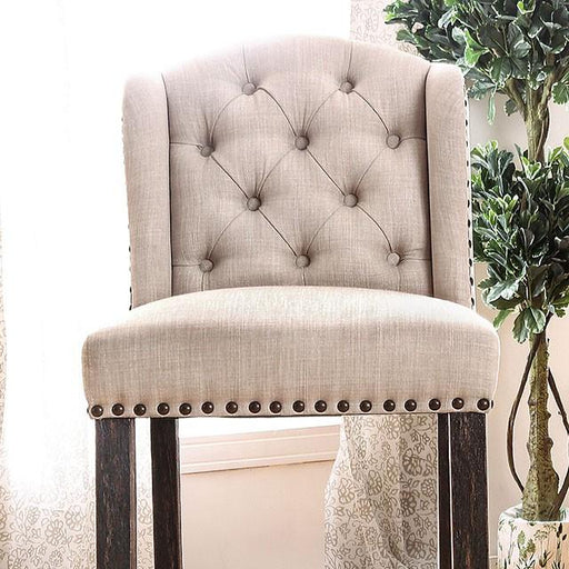 SANIA Bar Ht. Wingback Chair (2/CTN) - Olympia Furniture (Saint George, Utah)