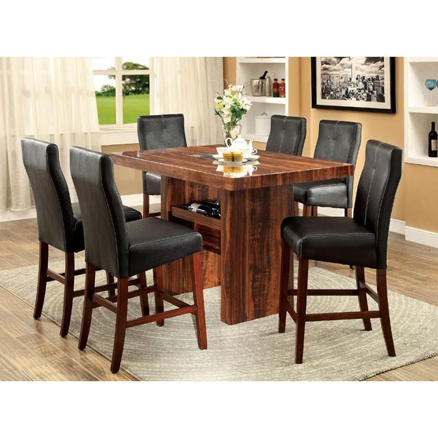 BONNEVILLE II Brown Cherry Counter Ht. Table - Olympia Furniture (Saint George, Utah)