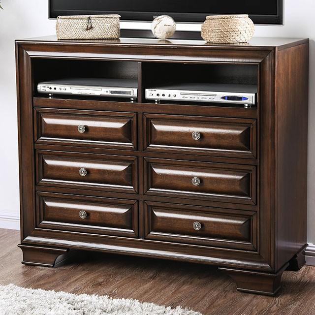 Brandt Brown Cherry Media Chest - Olympia Furniture (Saint George, Utah)