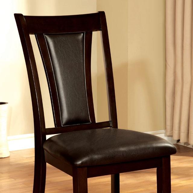 BRENT Dark Cherry/Espresso Side Chair (2/CTN) - Olympia Furniture (Saint George, Utah)