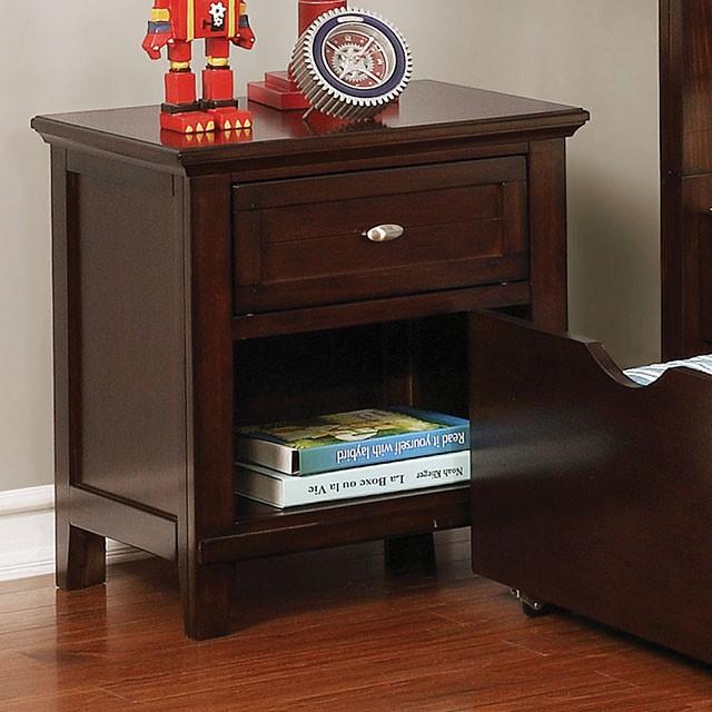 Brogan Brown Cherry Night Stand - Olympia Furniture (Saint George, Utah)